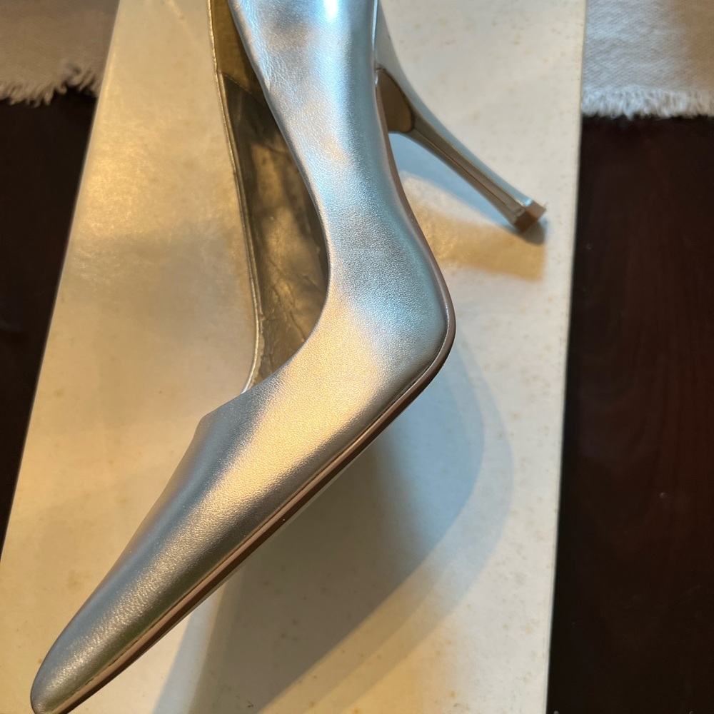 COPY - Baker Silver Pumps